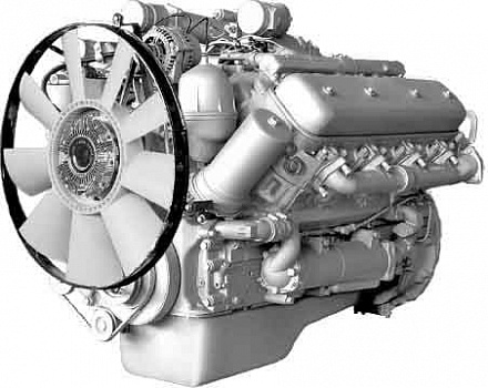 Двигатель без КП и сцепления (ЯМЗ) 6581-1000186-04